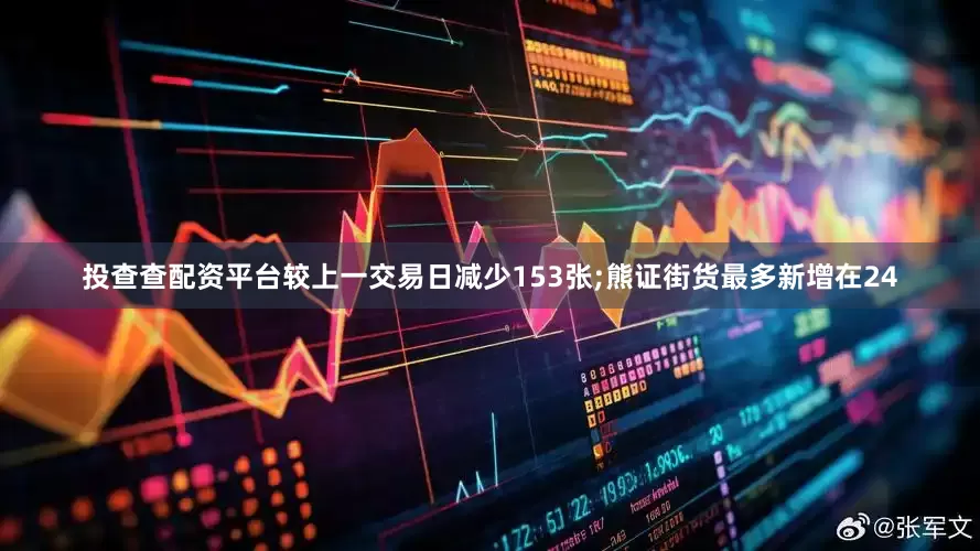 投查查配资平台较上一交易日减少153张;熊证街货最多新增在24
